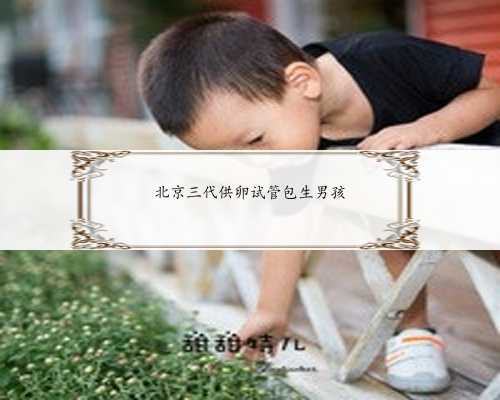北京三代供卵试管包生男孩